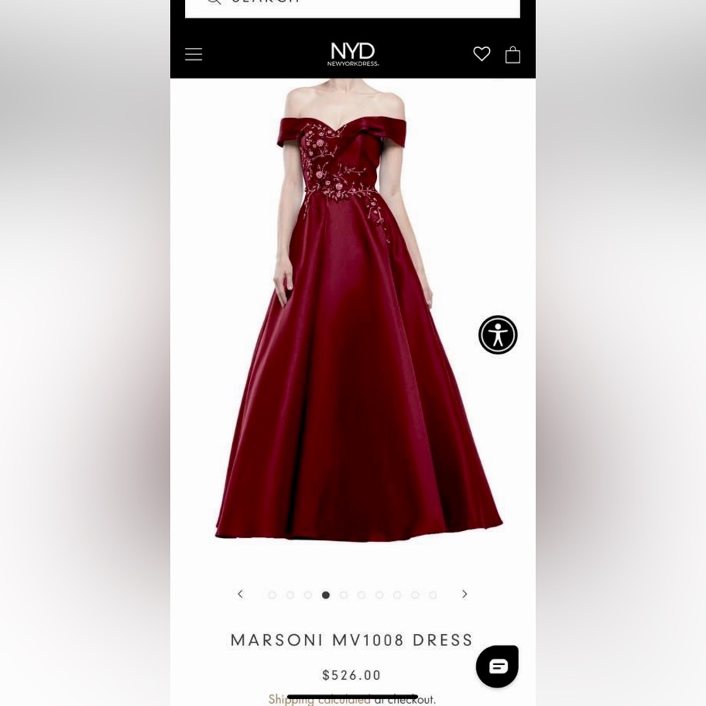 Marsoni Prom Gown Size 8